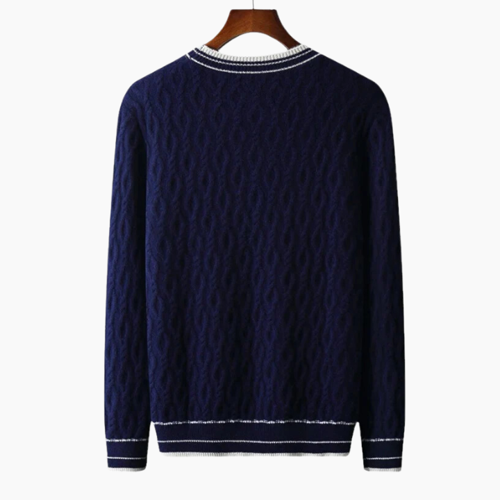 100% Cashmere sweater with structure